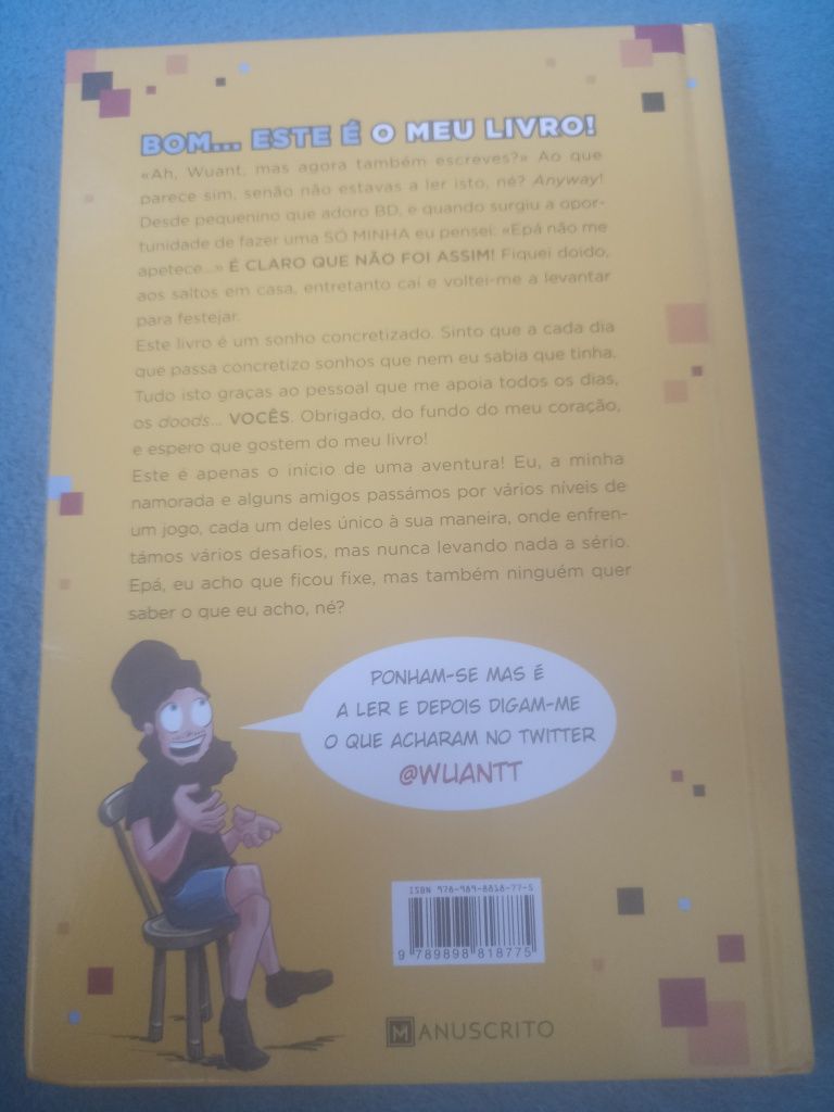 Livro "Wuant: O início" em ótimo estado