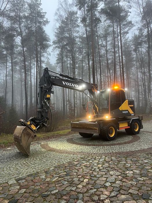 Volvo EWR150E rototilt podpory szczypce EWR 170 EW160E  Volvo EWR150E Rotor Podpory szczypce ENGCON EW160E