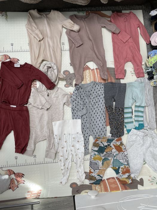 Лот речей на новонароджених  56-62 пакет одягу