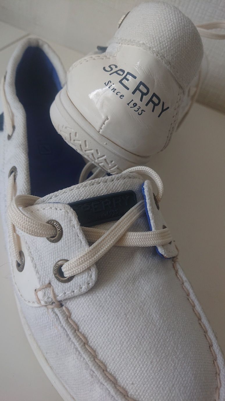 Брендовые парусиновые мокасини Sperry top sider оригинал из США