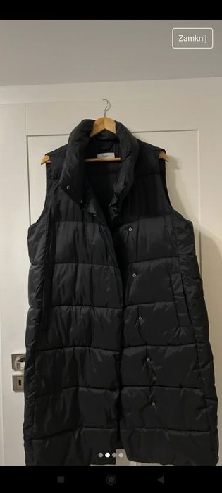 Mega ciepły długi ocieplacz Reserved rozm L -XL wymiary na fotkach