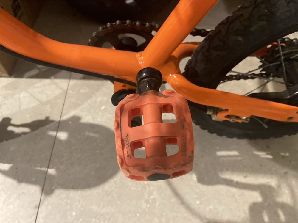 BICICLETA CRIANÇA DECATHLON 500 ROBOT B'TWIN 14" 3-5 ANOS