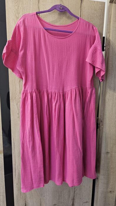 Sukienka bawełniana rozkloszowana L/XL