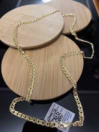 Złoty łańcuszek wzór MONA LISA 14K waga 9.940 dł 60cm