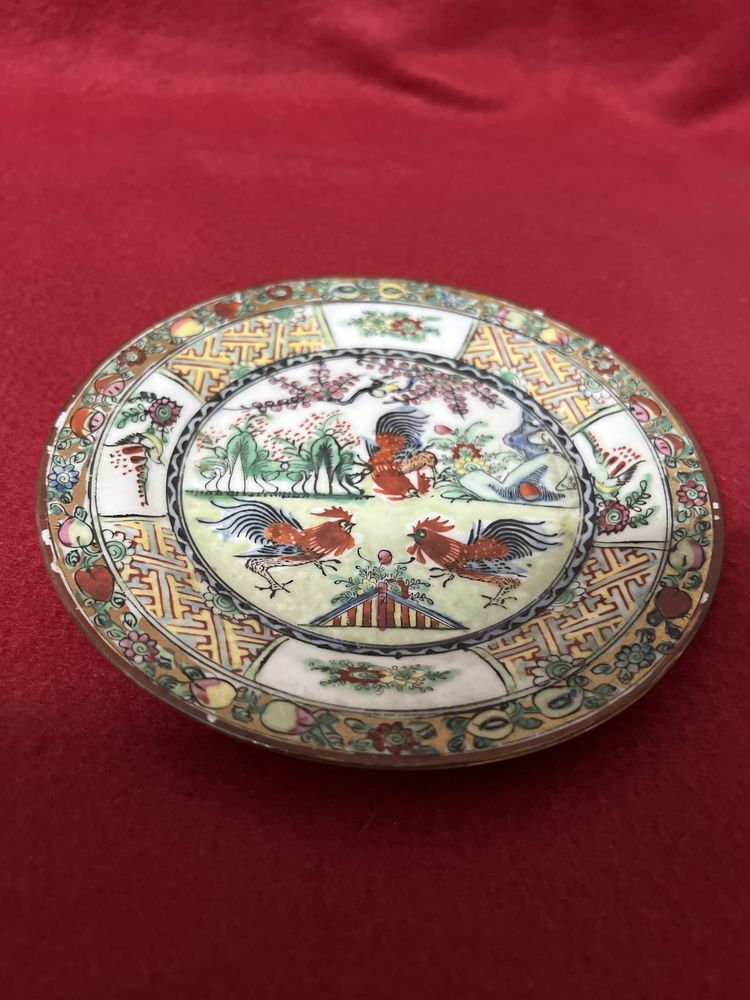 Antique Prato de porcelana