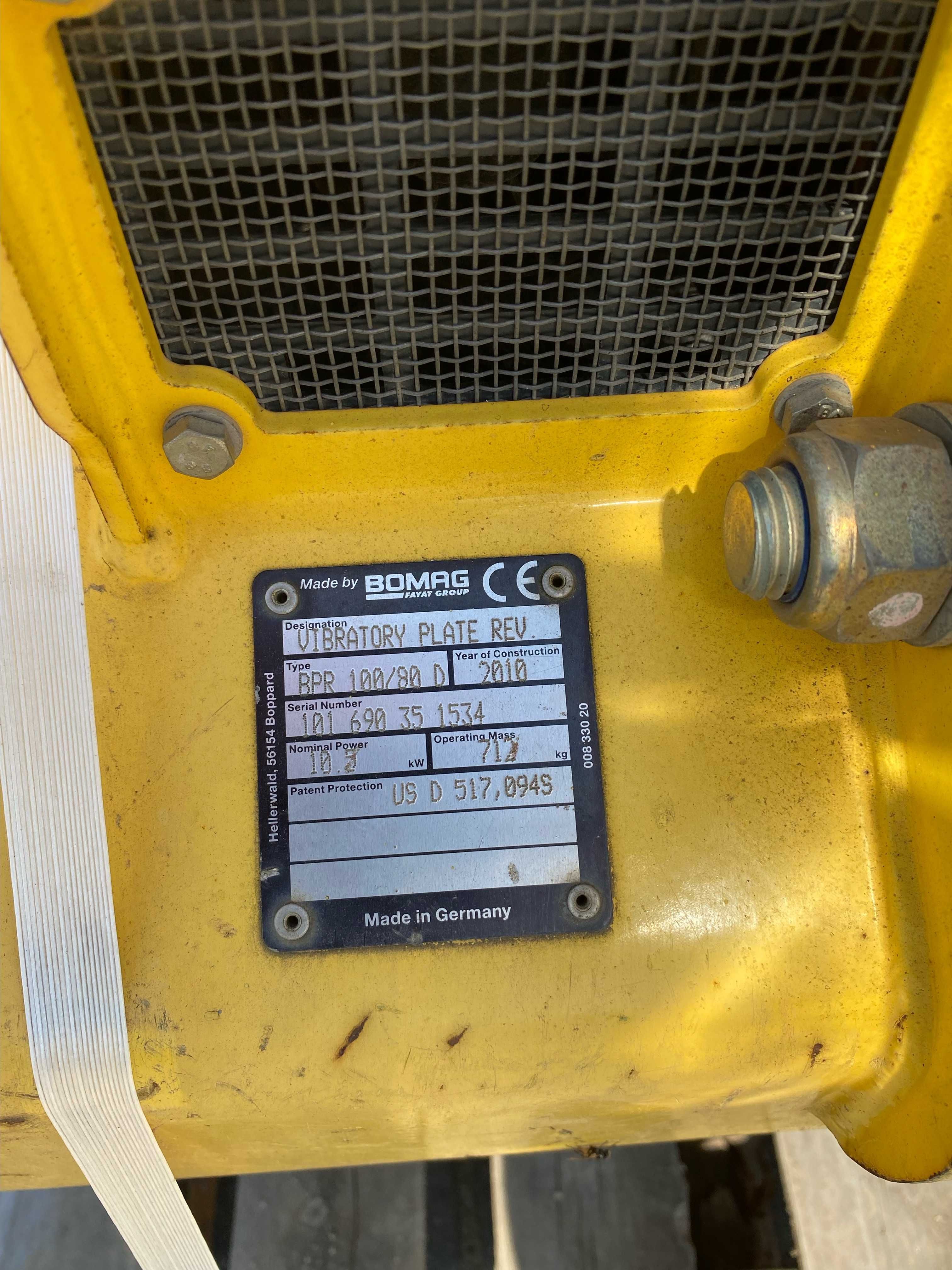 BOMAG BPR100/80D  712kg w oryginale