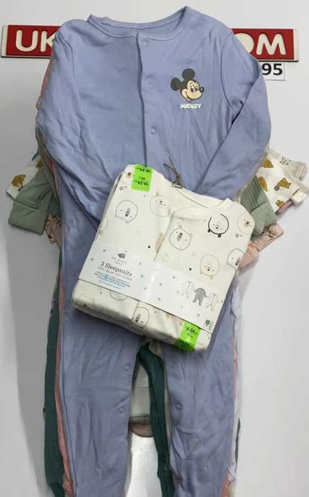 Боді чоловічки Primark H&M бебік, сток гурт оптом, гуртівня одягу