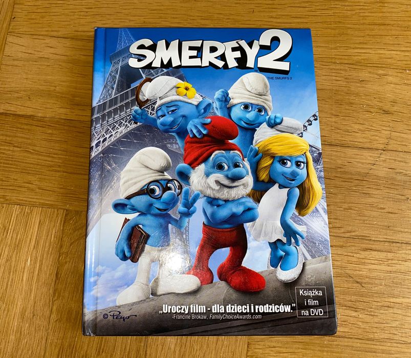 Smerfy 2 płyta DVD książka zagadki i łamigłówki