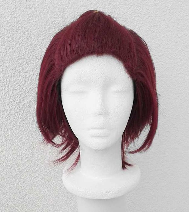 Czerwona różowa krótka peruka cosplay wig Isara Mao Ensemble Stars