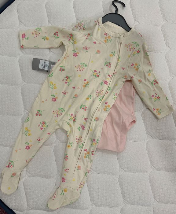 Fato BabyGrow + Body + Babador Novo (3-6M)