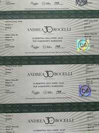 Koncert Andrea Bocelli Warszawa bilety przy scenie