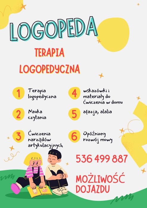 Logopeda mobilny Bielany Wrocławskie Tyniec Oporów