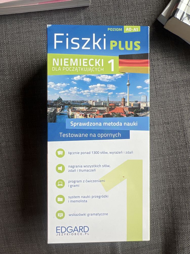 Fiszki plus. Niemiecki dla poczatkujacych 1