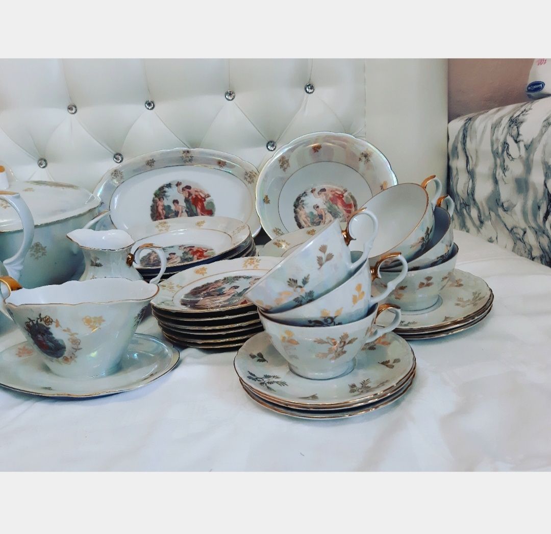 Огромный набор посуды kahla Мадонна для коллекционеров ретро винтаж