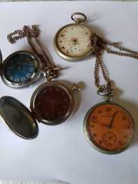 Классный подарок мужчине Советские карманные часы Молния Паровоз