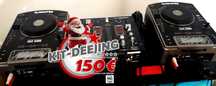 Kit Deejing (Mixer VMX 100 Behri + 2 CD PLAYER NDX 200 NUMARK + Micro)