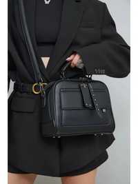 Женская сумка через плечо с широким ремешком кросс-боди