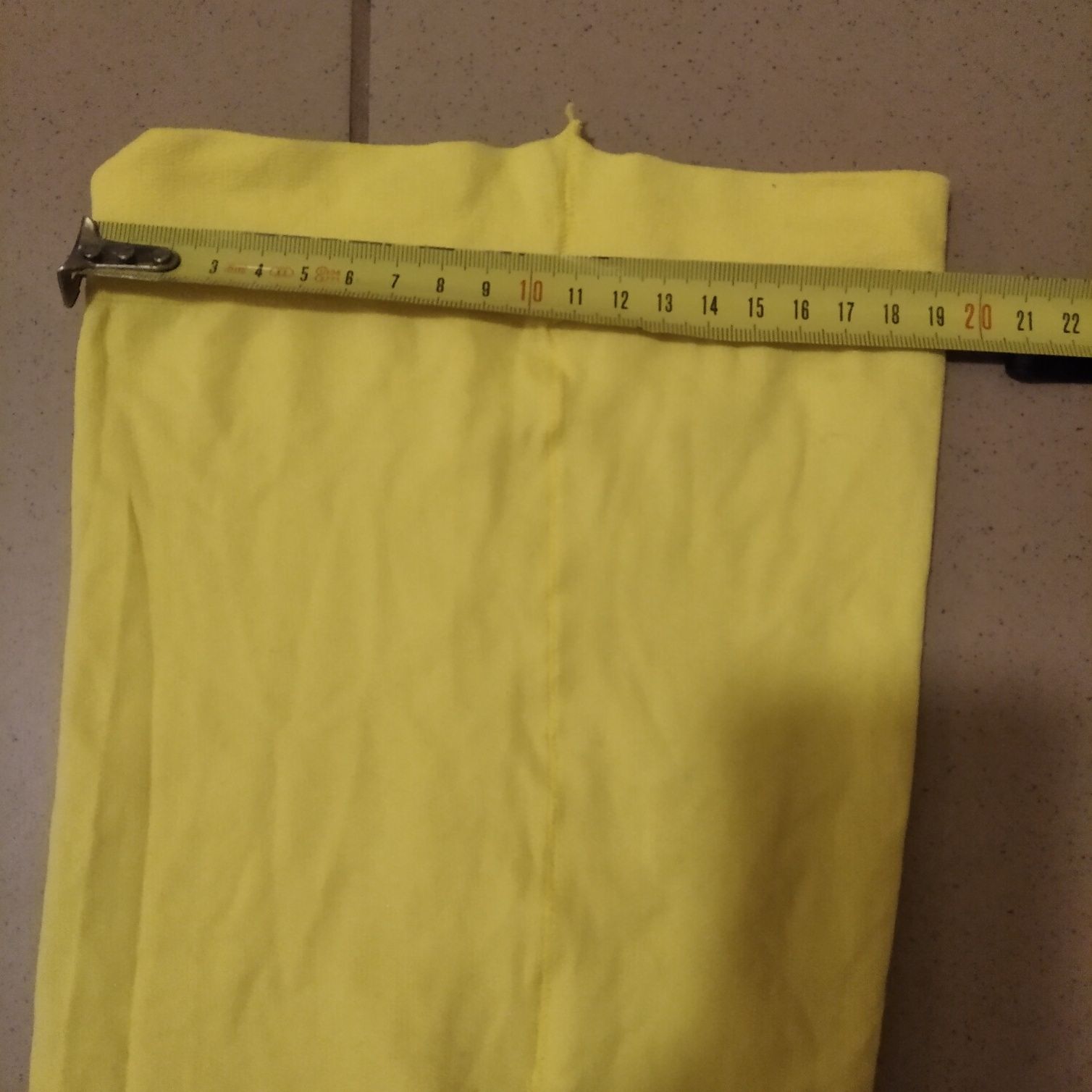 Rajstopy żółte kryjące rozmiar M/S
