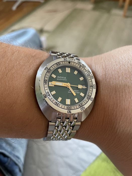 Doxa Sub 200t emerald automatic 39 gwarancja