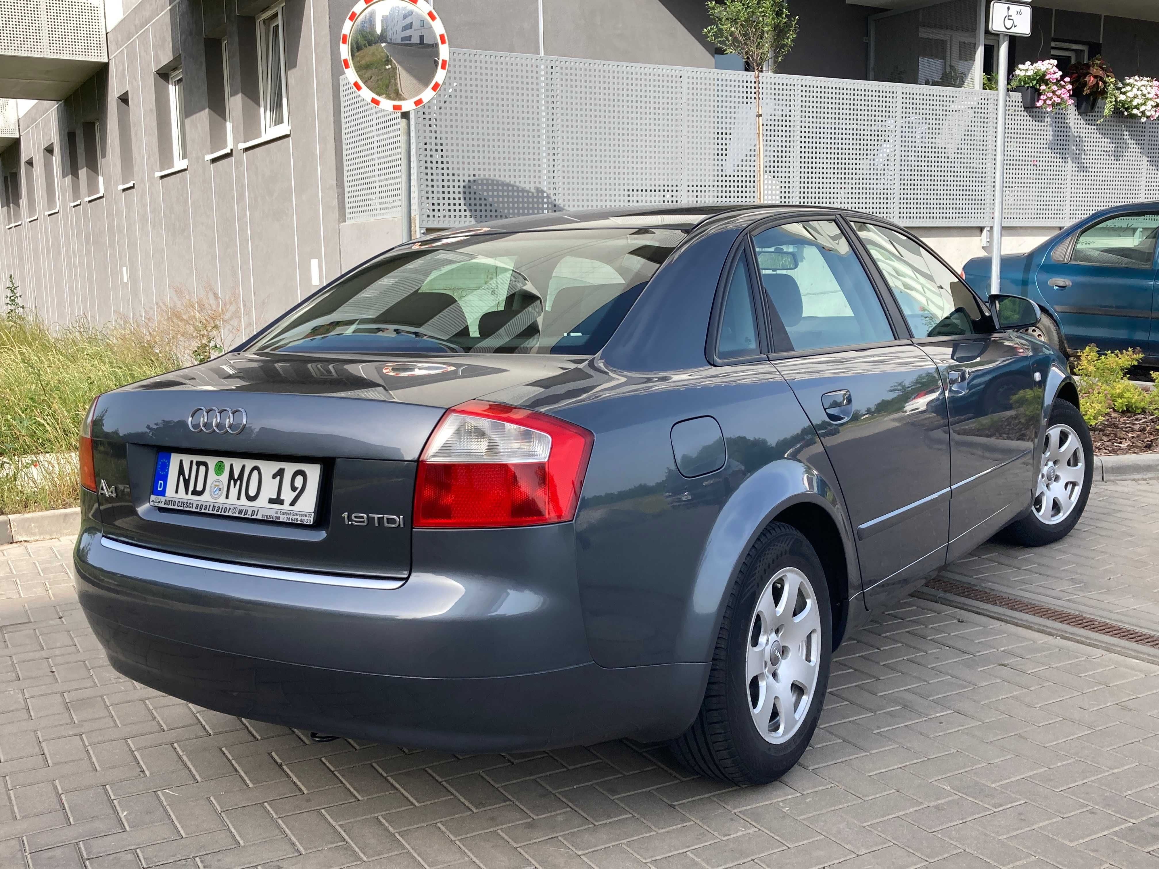 Audi A4 1.9TDI*Małysz*Klasyk*Klimtron*Po serwisie*Nowe opony