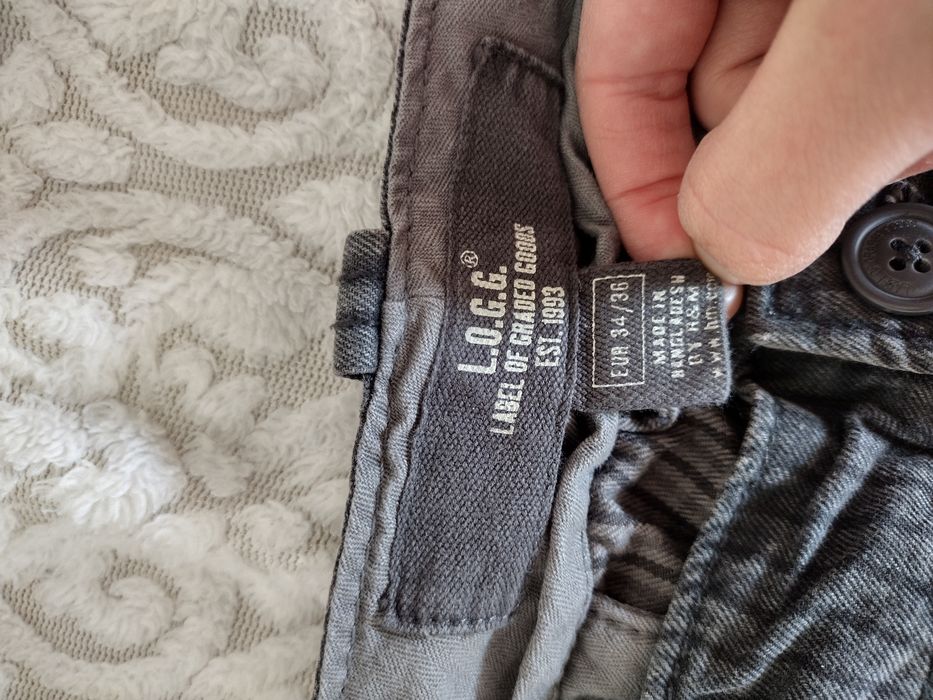 Spodnie dżinsowe męskie eleganckie wyjściowe 34/36 H&M