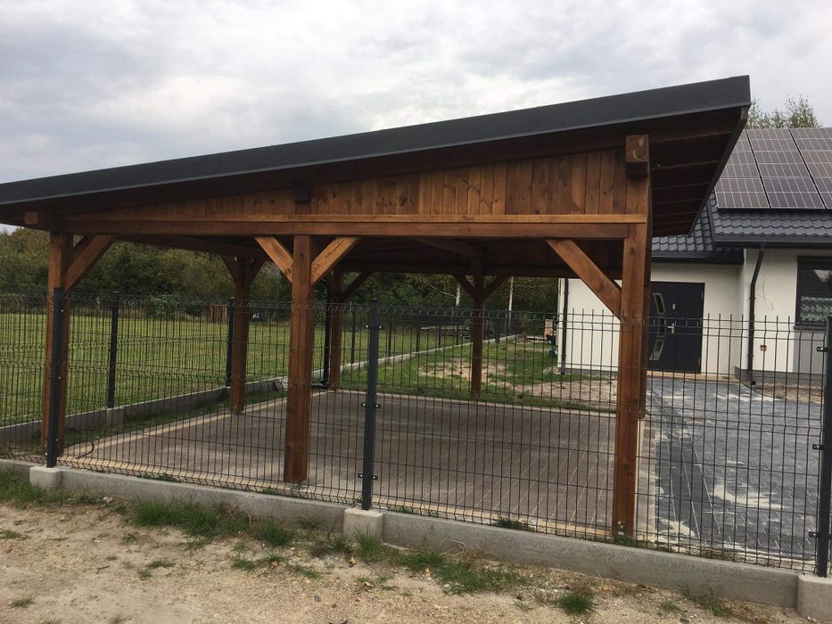 Wiata garażowa dwustanowiskowa "WG01"