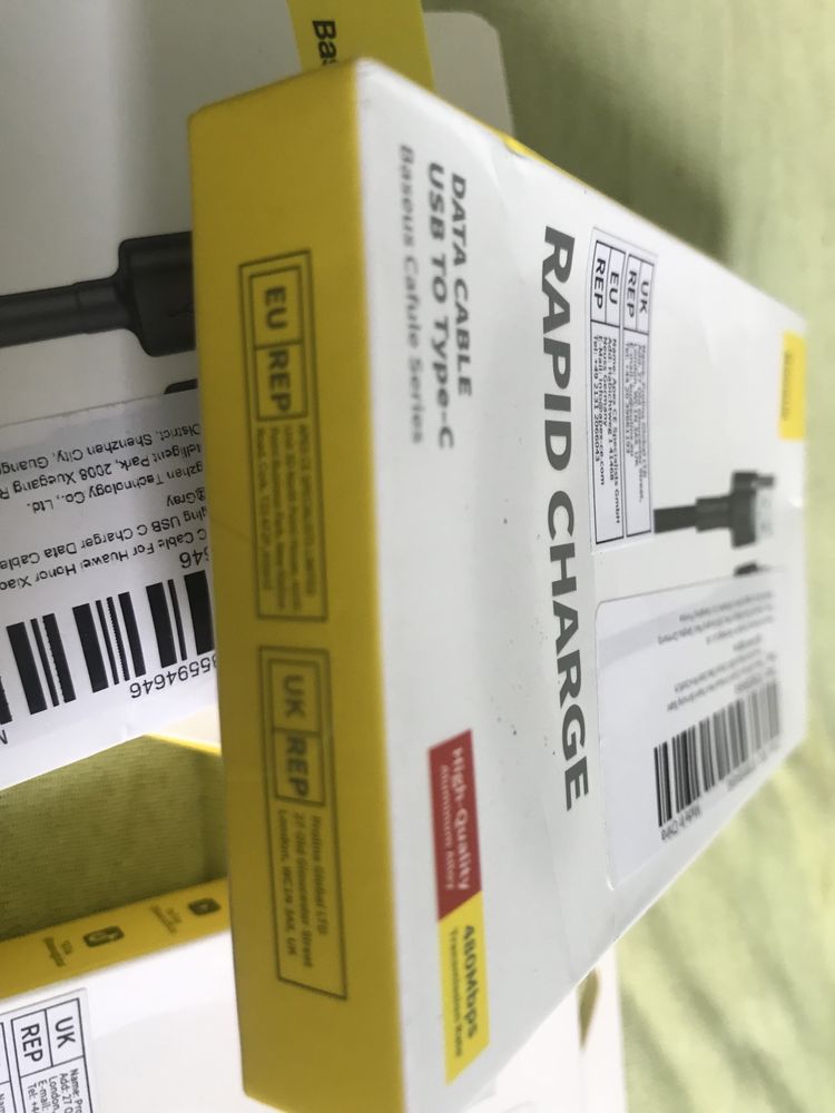 Przewód Baseus usb-A do usb-c 1m nowy