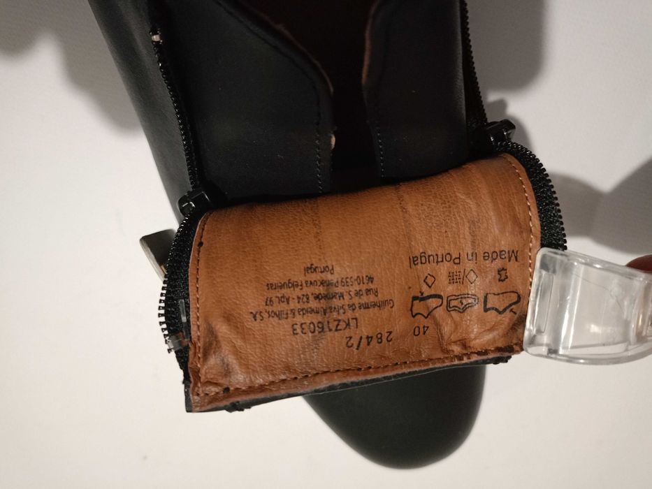 Мужские кожаные туфли американского бренда SoftWalk р. 45