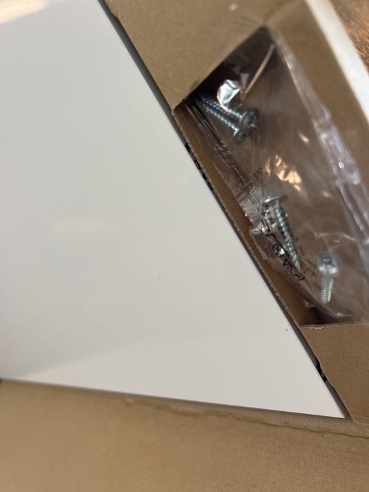 Panel maskujacy Ikea Forbattra  biały połysk