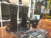 2x Kontroler PS Move do PS3/PS4 do VR +Stacja Ładowania SklepRetroWWA
