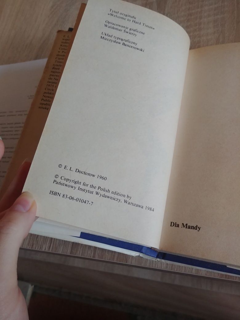 "Witajcie w ciężkich czasach" E.L. Doctorow