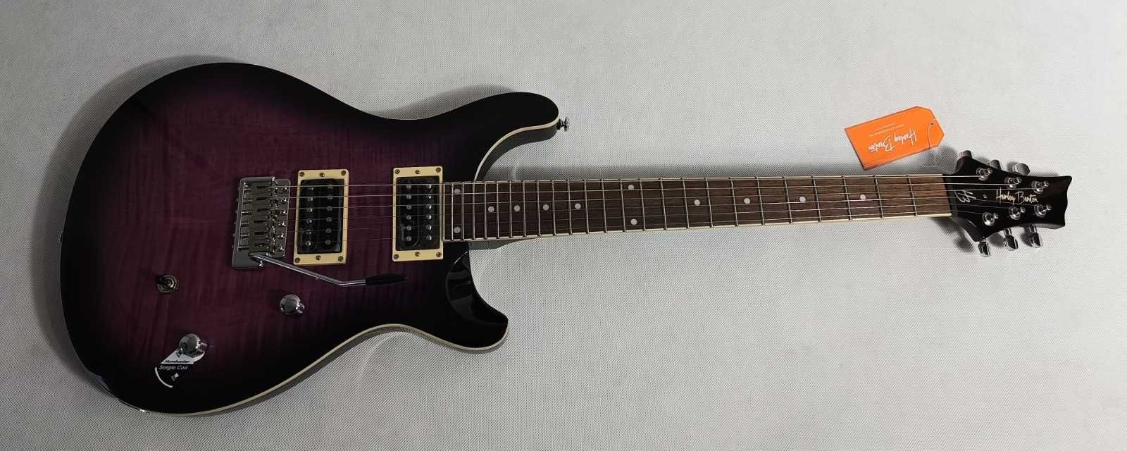 Gitara elektryczna Harley Benton CST-24T Purple Burst-typ PRS