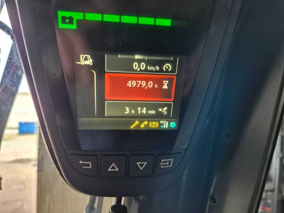 Linde E20 • 5000mtg •  wolny skok • KABINA • wózek widłowy elektryczny