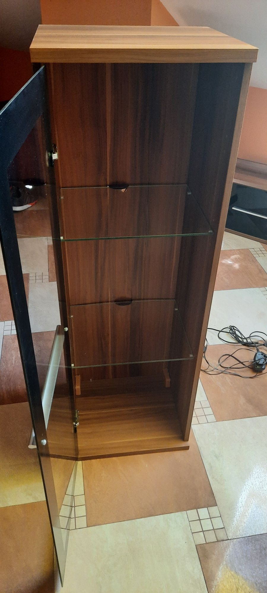 Meble do salonu 5 elementów Witryna Półka Szafki Komoda !GRATIS ŁAWA!