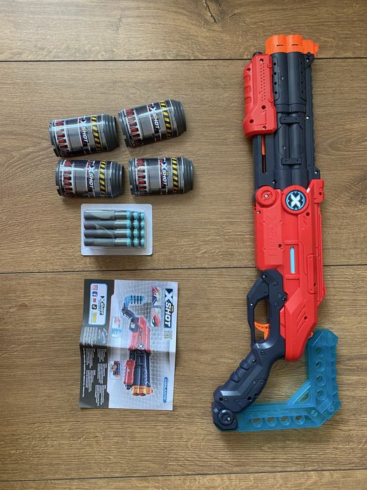 Бластер  Zuru X-Shot Excel Vigilante Red Foam Dart Blaster