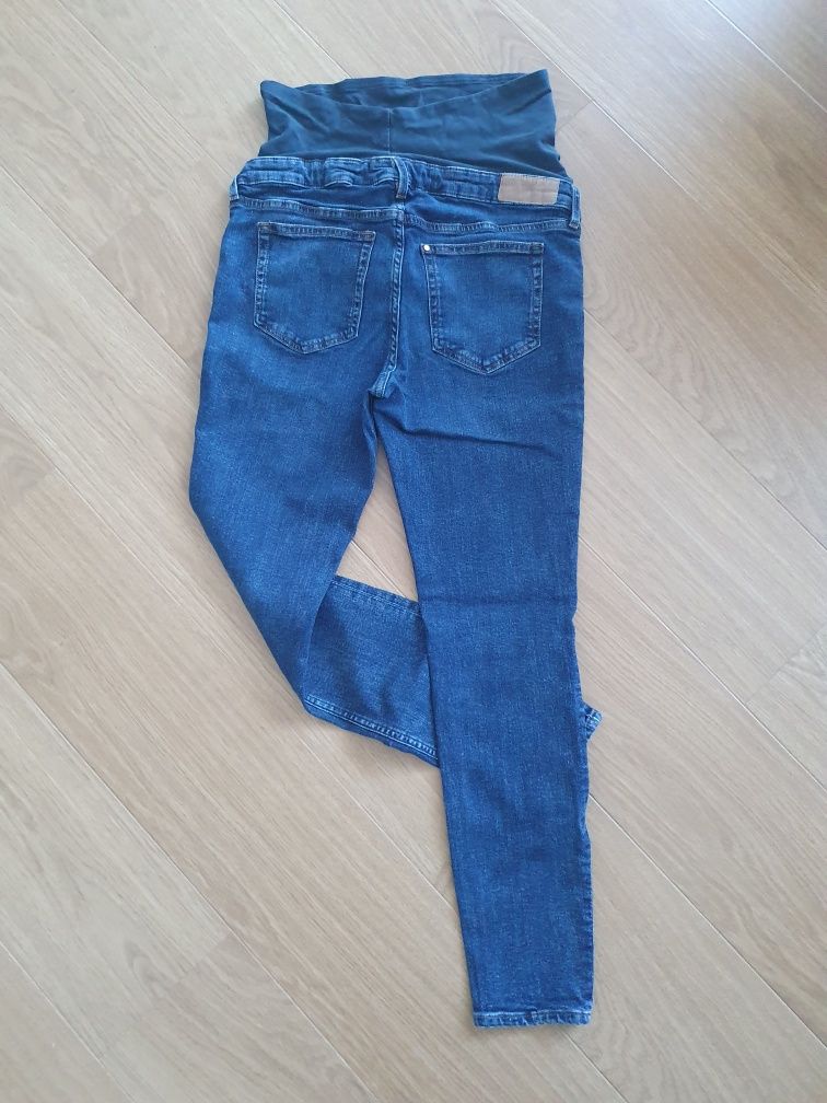 H&M ciążowe 38/M spodnie jeansy dżinsy