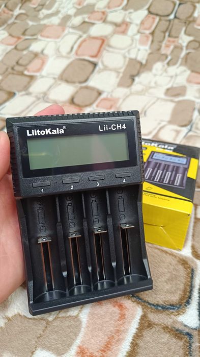 LiitoKala Lii-CH4 18650 26650 21700 АА зарядка батарей акумуляторів