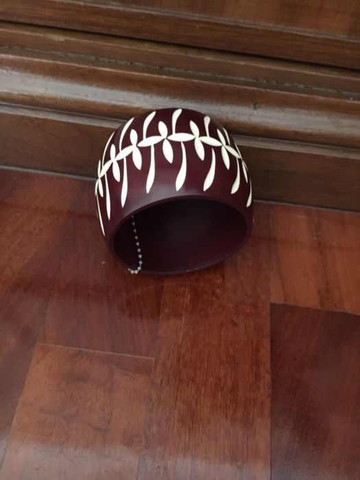 Pulseira côco castanho-Brasil