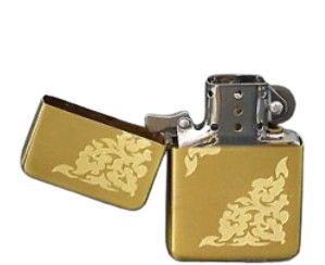 Elegancka Złota Zapalniczka Benzynowa z Grawerem Gentelo