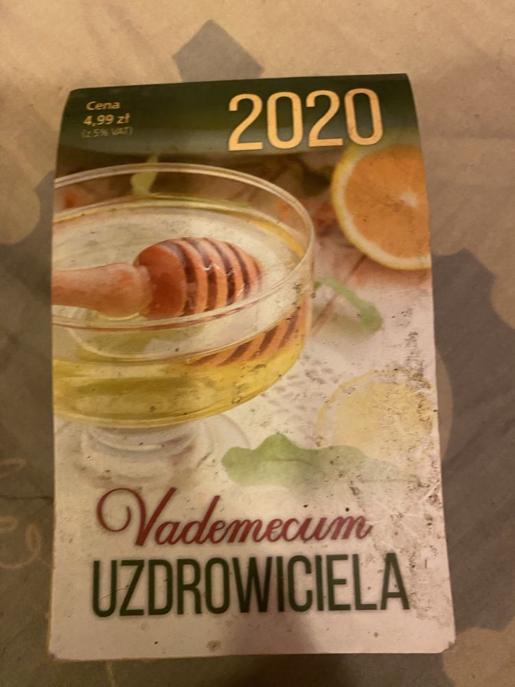 Kalendarz kartkowy zrywak 2020 rok nowy vademecum uzdrowiciela