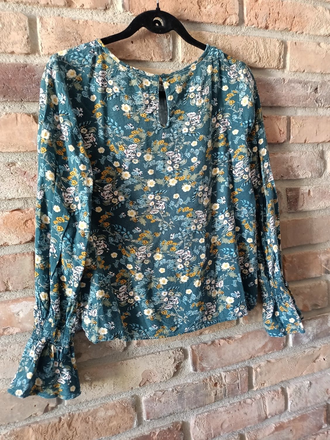ORSAY rozkloszowane rękawy bluzka Boho Hippie art retro vintage
