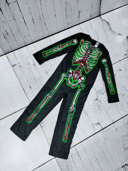 Хеловін хелоуїн скелет череп дракула накидка костюм монстр 1-15 років