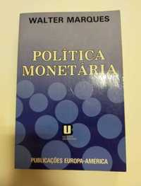 Política monetária, de Walter Marques