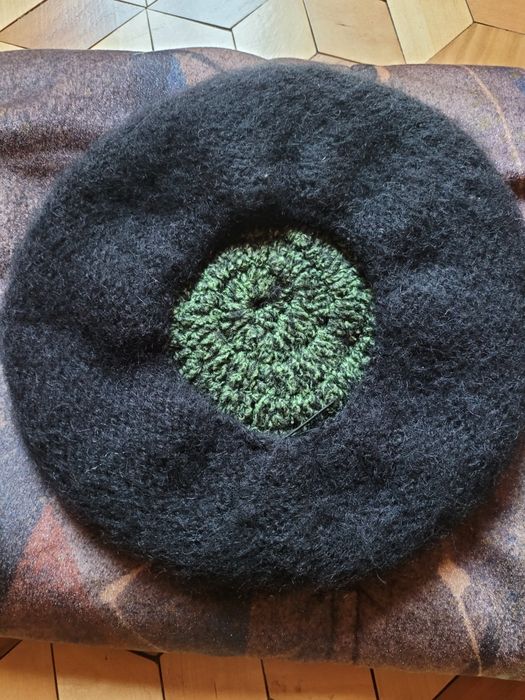 Beret damski ocieplany