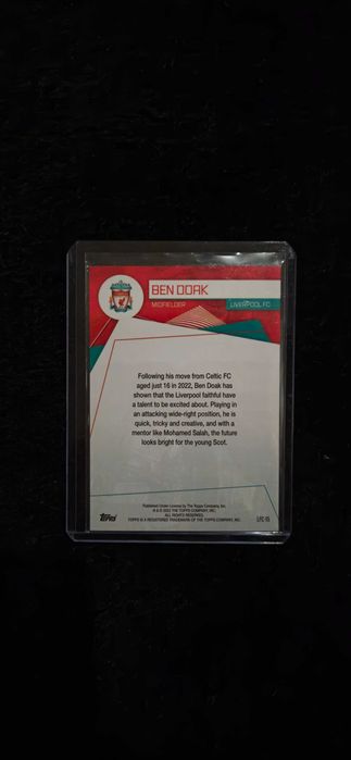 2023/24 Ben Doak RC - Base - Topps Liverpool Fan Set /299