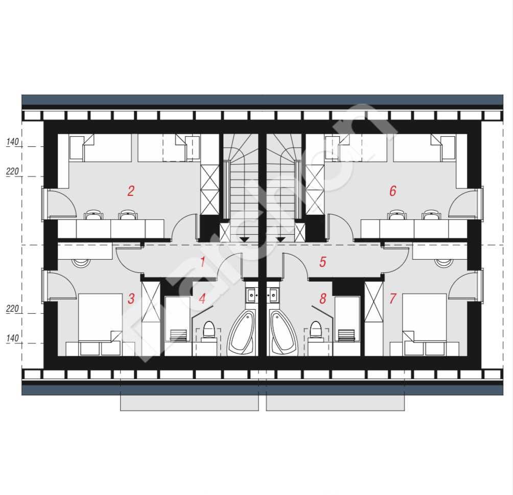 D O M    z ogrodem 200 m2 ,  deweloperski
