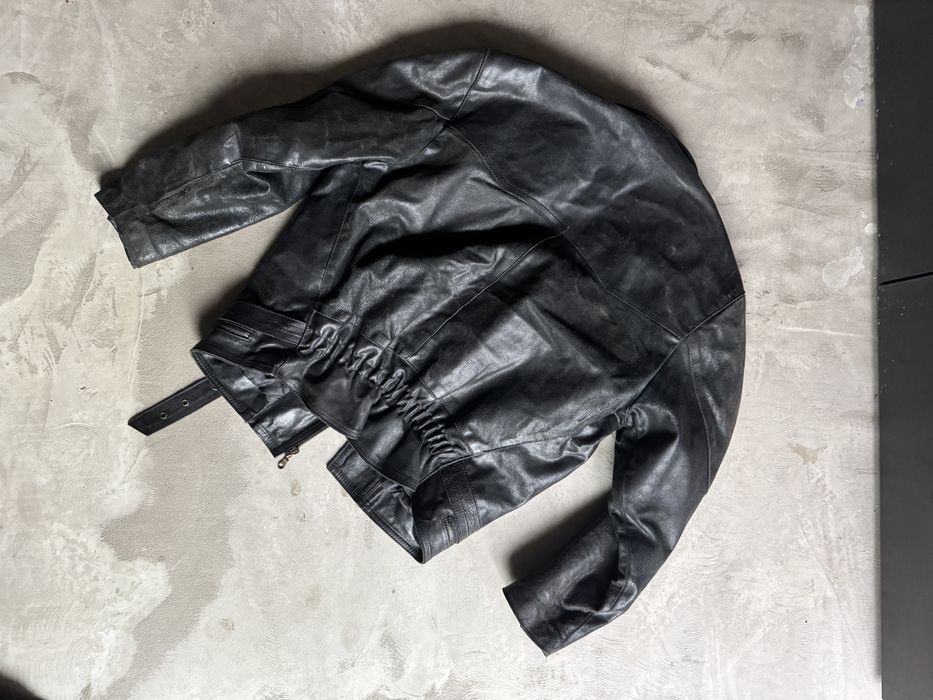 косуха кожа натуральная ( нубук ) винтаж оверсайз