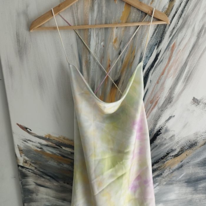 Zara sukienka satynowa S