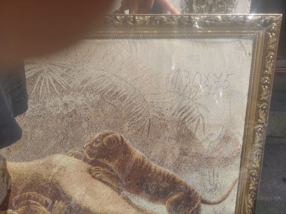 Картина тканевая объёмная с рамкой