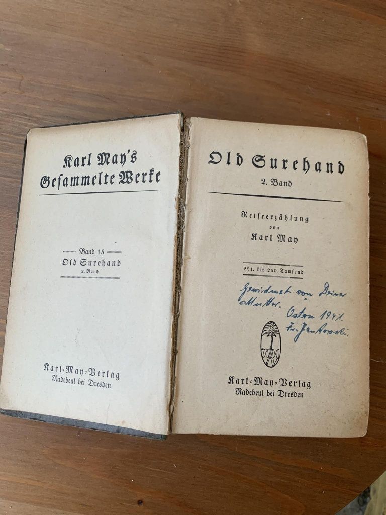 Stare książki niemieckie 1941